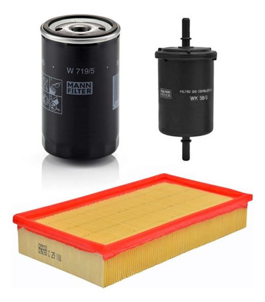 Kit Filtros Vw Gol Power 1.4 Gol Country 1.4 2010 2011 2012 0