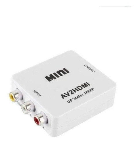 Conversor Adaptador De Video Rca Av2 A Hdmi 720p 1080p Jahro 0