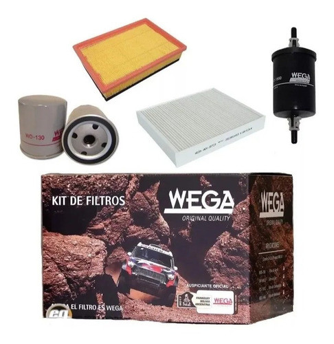 Kit De Filtros Wega Para Chevrolet Ónix Y Prisma 1.4 0