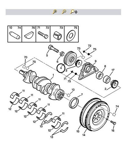 Polea De Cigueñal Peugeot 306/406 Citroen Xsara/zx 1.8 Nafta 1