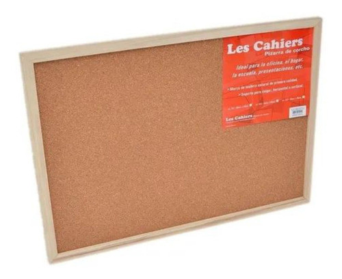 Pizarra  Corcho Marco Madera 90x120 Premium.les Cahiers 1