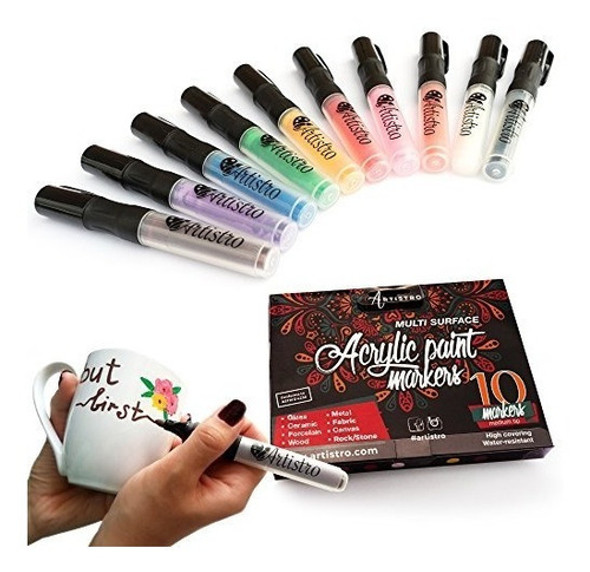 Lápices De Pintura Para La Pintura De Vidrio, Cerámica, Porc 0