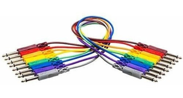 Hosa 8pack Cables Multicolor 0