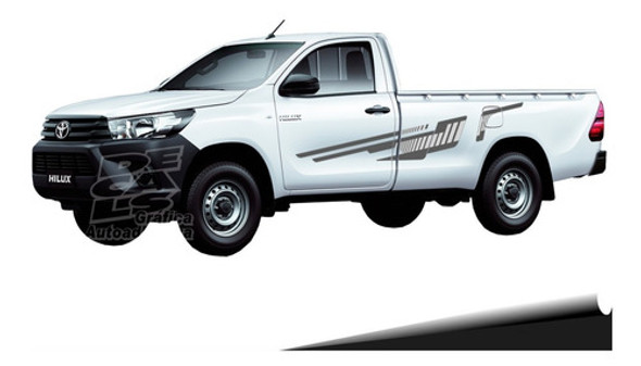 Calco Toyota Hilux 2016 - 2019 Cabina Simple Juego Completo 0