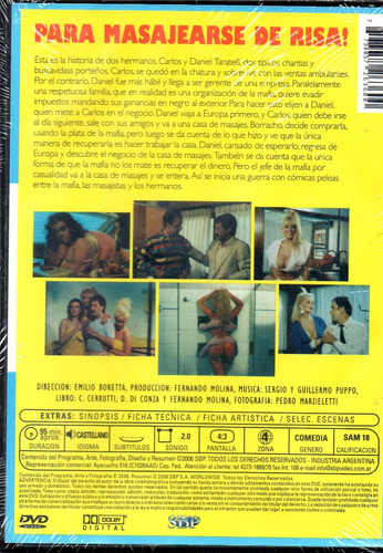 Casa De Masajes Paraíso Relax - Dvd Nuevo Orig Cerr - Mcbmi 1