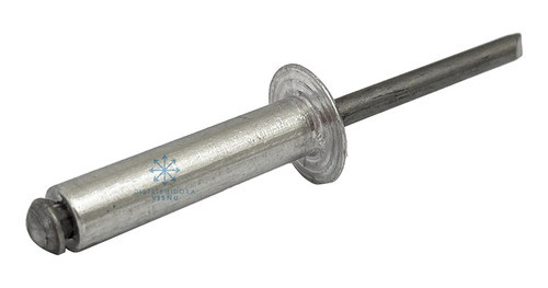 Remache Pop Aluminio 6x25  Argenrap - 200 Unidades - Visnu 0
