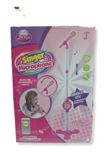 Micrófono De Juguete Con Luz Y Sonido 0