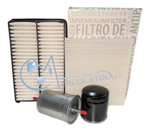 Kit X4 Filtros Chery Skin 1.6 12/... 0