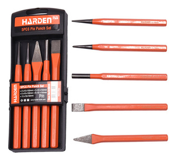 Juego De Punzones 5 Piezas Harden 0