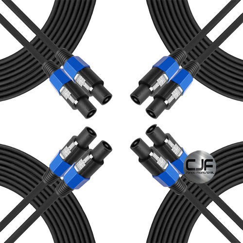 4 Cable Bafle Potencia Speakon Speakon 15 Mts Profesiona Cjf 0