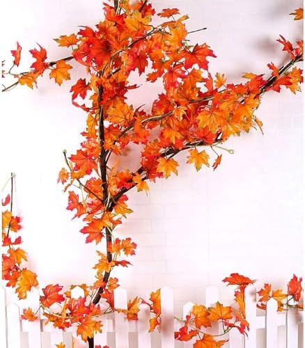 Decoración Del Hogar Guirnalda Artificial Colgar Pared, Hoja 1