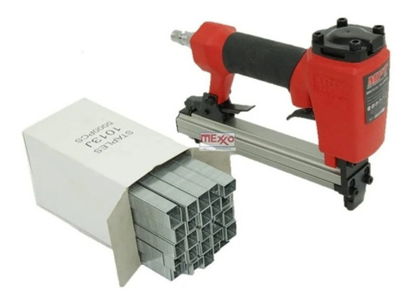 Engrampadora Neumatica 15mm + Grampas X5000 Unds Germany Pro 0