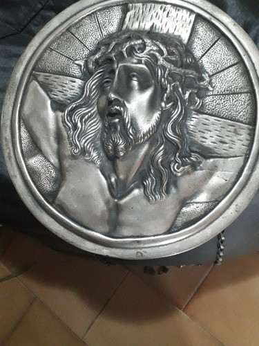 Antigua Imagen De Cristo Imagen Religiosa Maciza 1