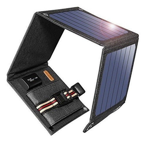 Suaoki 14w Cargador Solar Portátil Plegable Con Paneles Sola 0