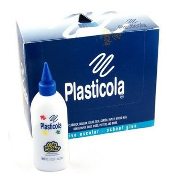 Adhesivo Vinílico Plasticola 2 Unidades X 90 Gramos 1