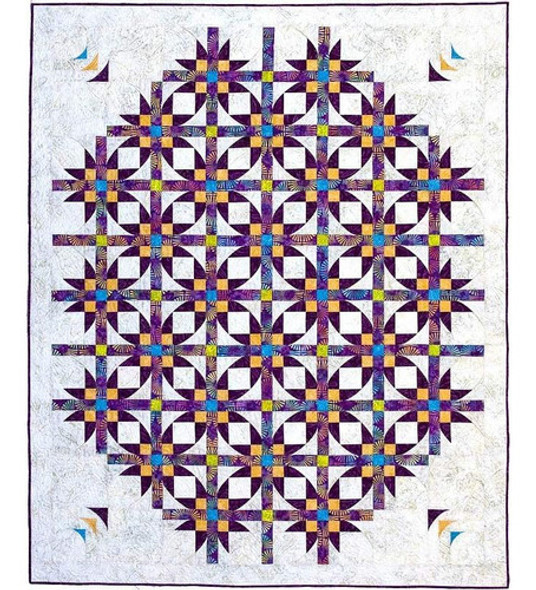 Patrón De Quilts Dimensional Estrella Mexicana, Diseño Swd-2 1
