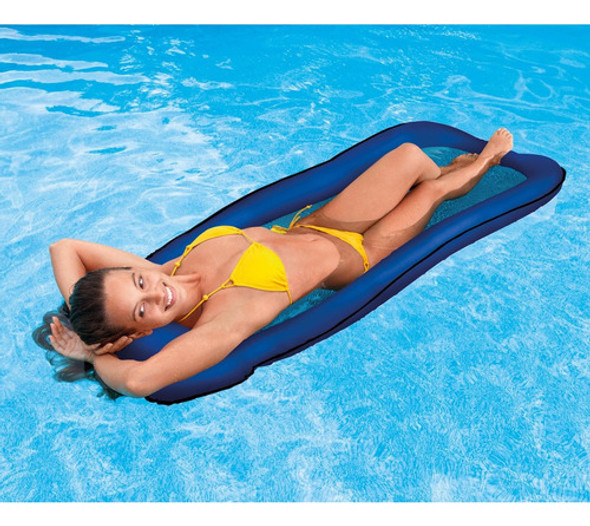 Colchoneta Inflable Para Pileta Mesh Lounge 178x94 Cm 1