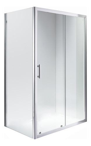 Mampara De Baño Línea Castle Esquinera Recta 700x1300x1900mm 0