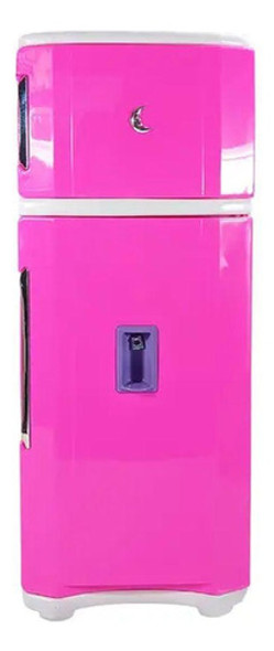 Geladeira Duplex Cristal Rosa 209 Infantil - Lua De Cristal 0