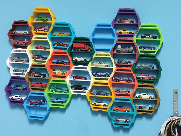Exhibidor Hot Wheels Modular Varios Colores 1