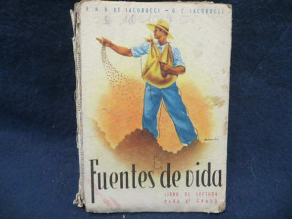Fuentes De Vida, Iacobucci, Libro Para 6° Grado 1958 0