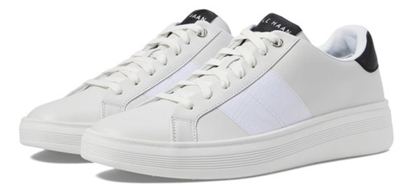Cole Haan Crosscourt Baseline, Blanco/negro/blanco, Talla 7. 0