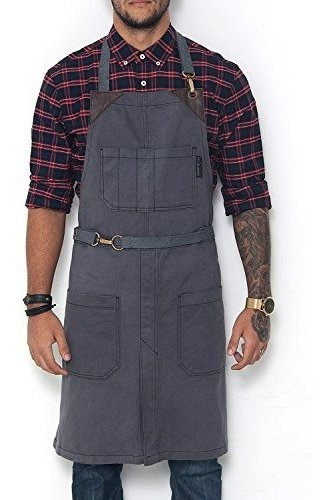 Under Ny Sky Notie Armor Grey Apron  Sarga Duradera Con Refu 0