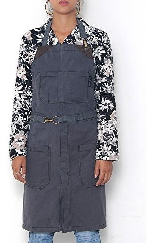 Under Ny Sky Notie Armor Grey Apron  Sarga Duradera Con Refu 1