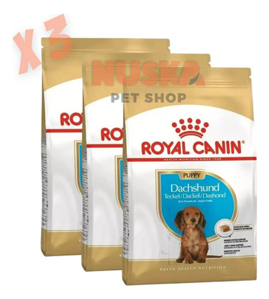 Royal Canin Dachshund Puppy 3 Kg X 3 Unidades Cachorro 0
