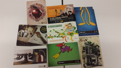 Lote De 9 Postales Con Imagenes Retro 0