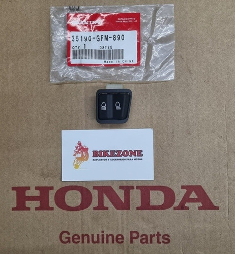 Boton Tecla Luces Luz Original Honda Elite 125 2014 Al 2017 1