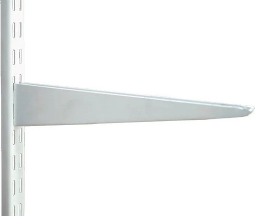 Mensula Metalica Reforzada De 47cm Para Riel Doble Engache 0