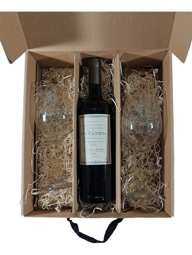 Caja Gourmet Vino Dv Catena Malbec Cabernet Copas Regalos 1