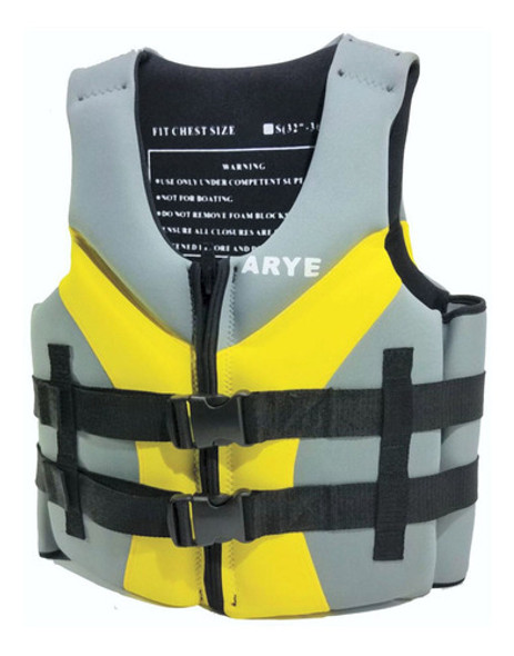 Chaleco Arye Salvavidas Cierre Y Broches 75 Kilos Talle M 0
