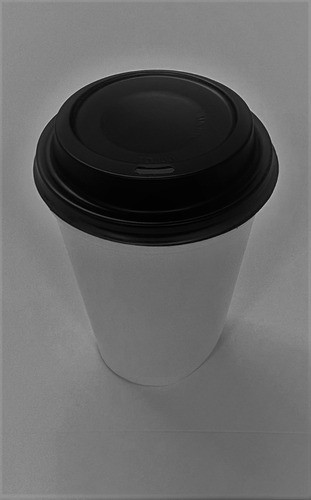 Tapa Para Vaso Termico De Telgopor 300cc Con Pico X 1000 U. 1