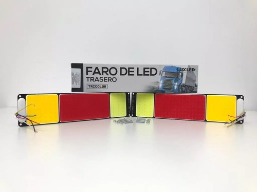 Par Faros Traseros Led Tri Camión / Acoplados 24v Universal 0