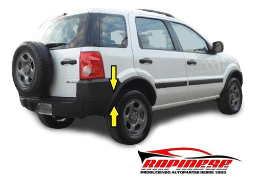 Fender Pasarueda Ecosport 2012 Paragolpe Trasero Derecho 1