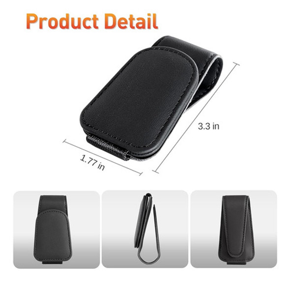 Soporte Para Gafas De Sol Con Visera Solar Para Automóvil Co 1