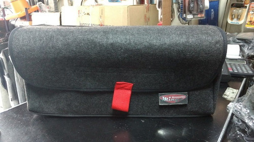 Bolso Organizador P/baúl Automotor Abrojo Y Bolsillo Lateral 0
