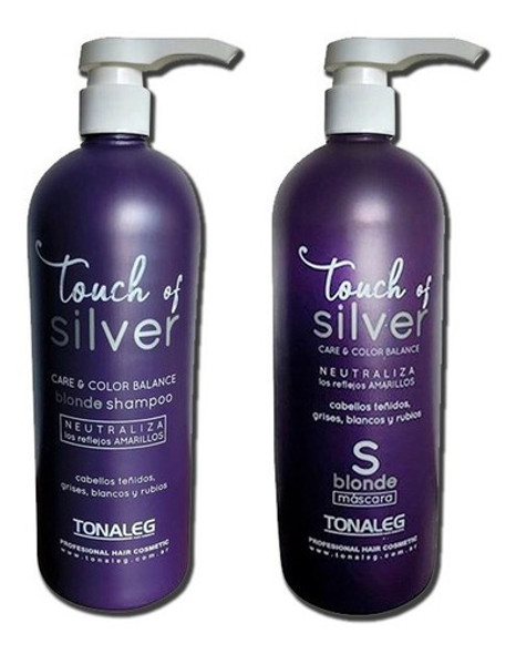 Shampoo + Mascara Violeta Desamarillador Silver Tonaleg 0