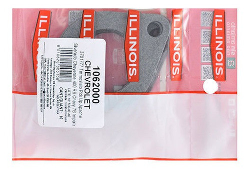 Junta Termostato Illinois P/ Chevrolet Camion 4400 1957 1