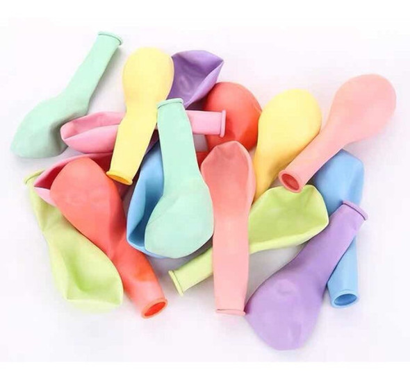 Globos Látex Pastel 10 Pulgada X  100 Unidades Party Deco 0