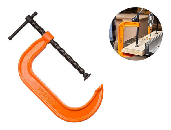 Prensa Tipo C Pony 8 PuLG 2680 P Proyectos De Carpintería 0