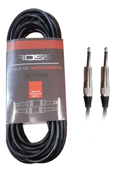 Cable Ross Plug Plug Para Guitarra Bajo Cm-pp-6m 0