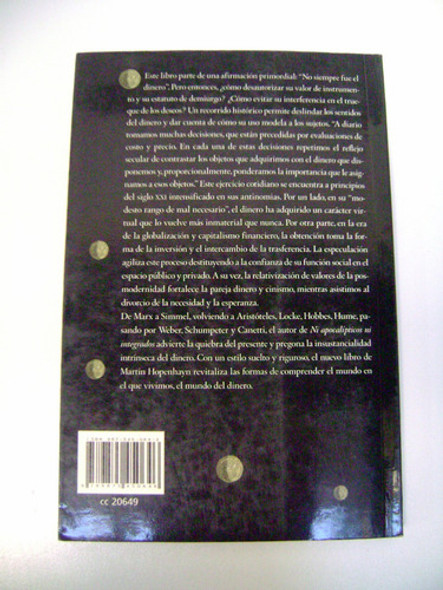 El Mundo Del Dinero Martin Hopenhayn Norma Excelent Boedo 1