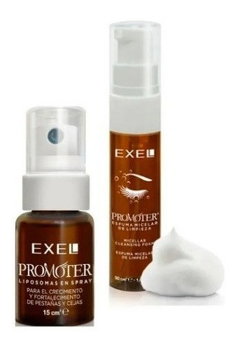 Fortalecedor Pestañas Exel Profesional + Espuma Limpieza Kit 0