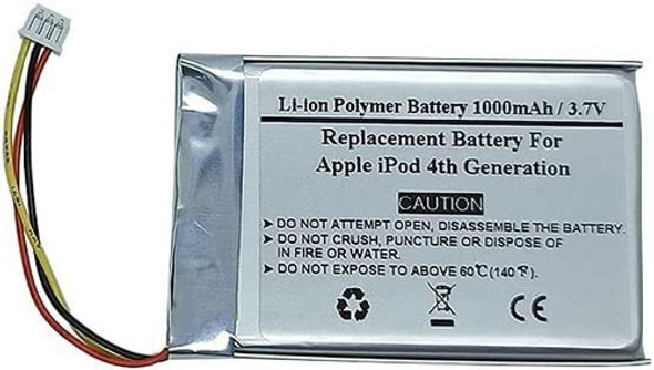 Bateria De 1000mah 3.7v Para Apple iPod 4ta Generacion 0