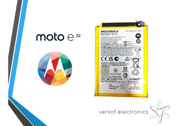Bateria Moto Nh50 Xt2227-1- Moto E32 Original 1