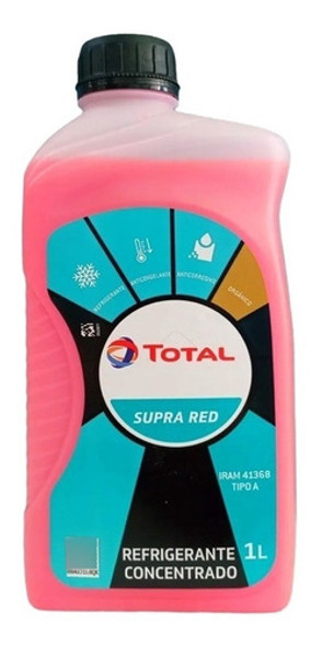 Total Glacelf Supra Red X 1 Litro (rojo) 1