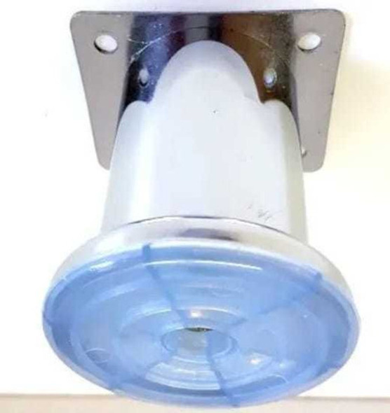 Pata Fija Para Mueble Sillón Sofá 12 Cm Acero Cromada 1